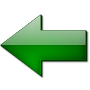 Fleche Gauche Vert Icon
